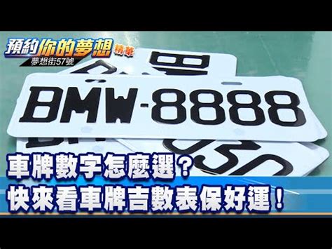 數字總合 吉凶|車牌數字吉凶指南：選出最旺你的好車牌號碼 